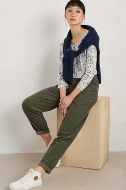 Seasalt Cornwall Appletree 3/4 Sleeve Top<Women Tops