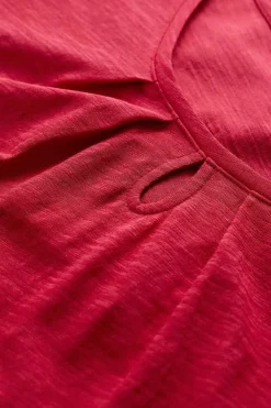 Seasalt Cornwall Appletree Keyhole Detail T-Shirt (Gots)<Women Tops