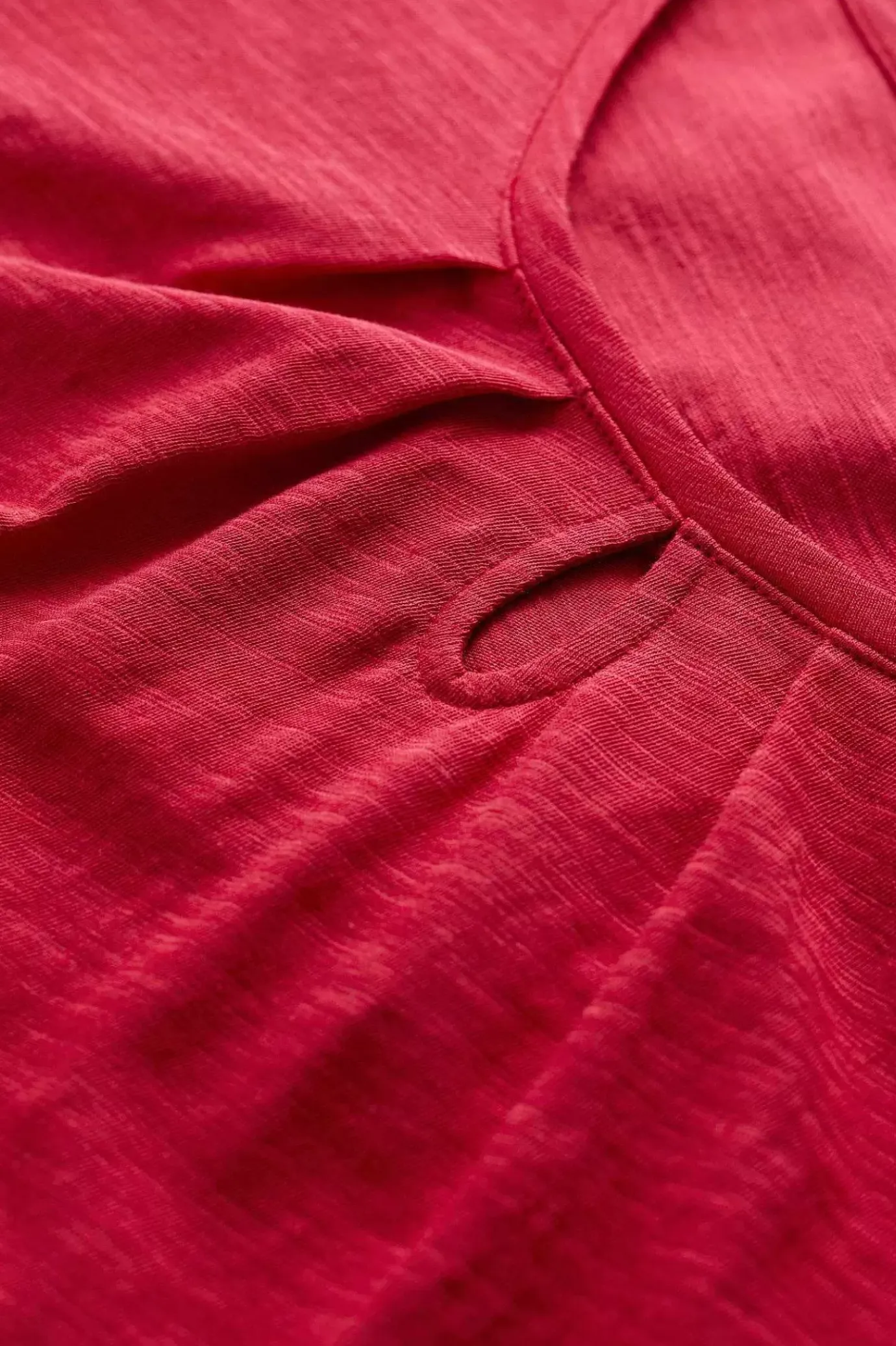 Seasalt Cornwall Appletree Keyhole Detail T-Shirt (Gots)<Women Tops