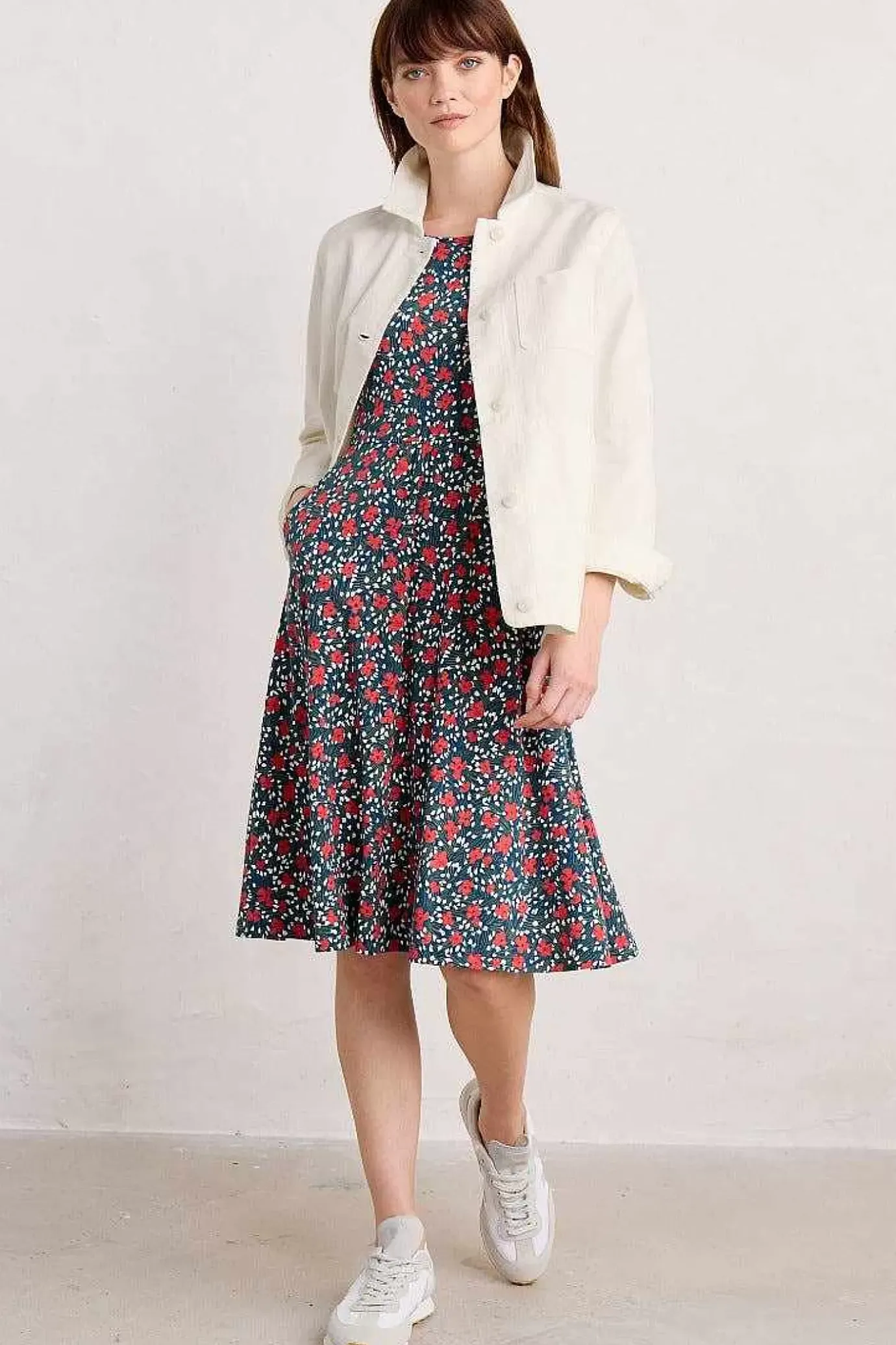 Seasalt Cornwall April Short Sleeve Dress<Women Dresses
