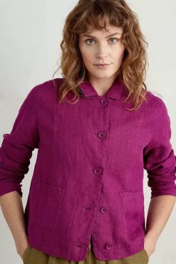Seasalt Cornwall Arame Linen Jacket<Women Coats & Jackets