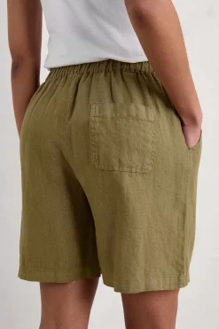 Seasalt Cornwall Aviso Wide Leg Linen Shorts<Women Trousers & Shorts