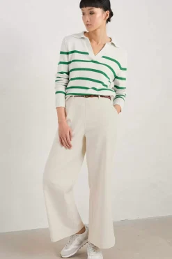 Seasalt Cornwall Barbizan Long Sleeve Collared Jumper<Women Knitwear