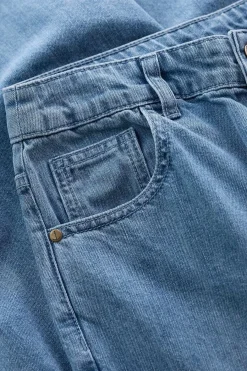 Seasalt Cornwall Barnes Organic Cotton Denim Crops<Women Trousers & Shorts