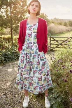 Seasalt Cornwall Belle Fit-And-Flare Midi Dress<Women Dresses