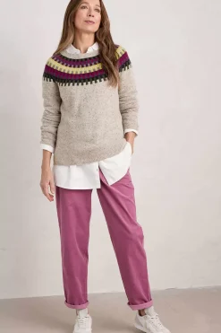 Seasalt Cornwall Berlewen Fair Isle Jumper<Women Knitwear