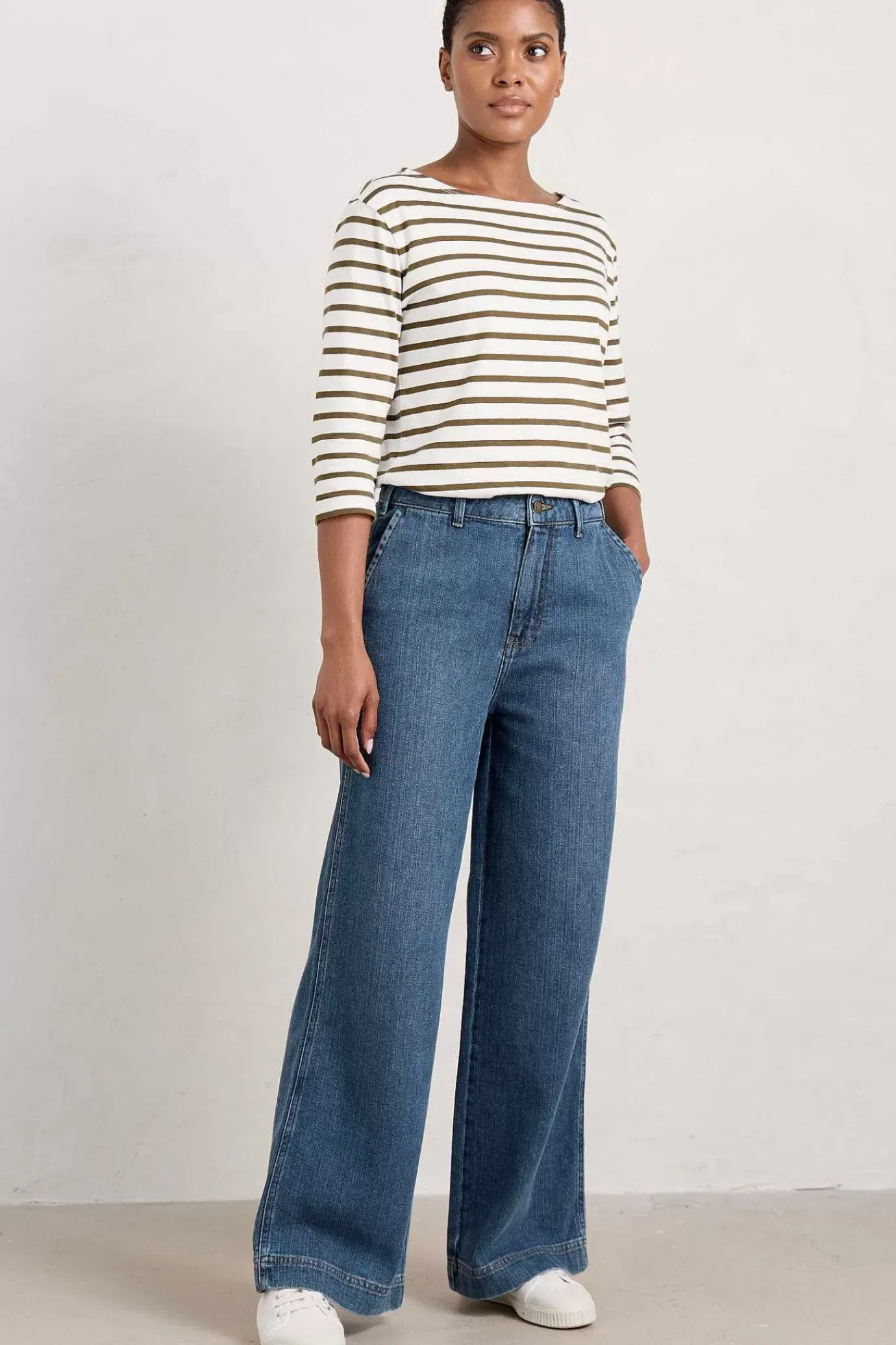 Seasalt Cornwall Blake Wide Leg Jeans<Women Trousers & Shorts