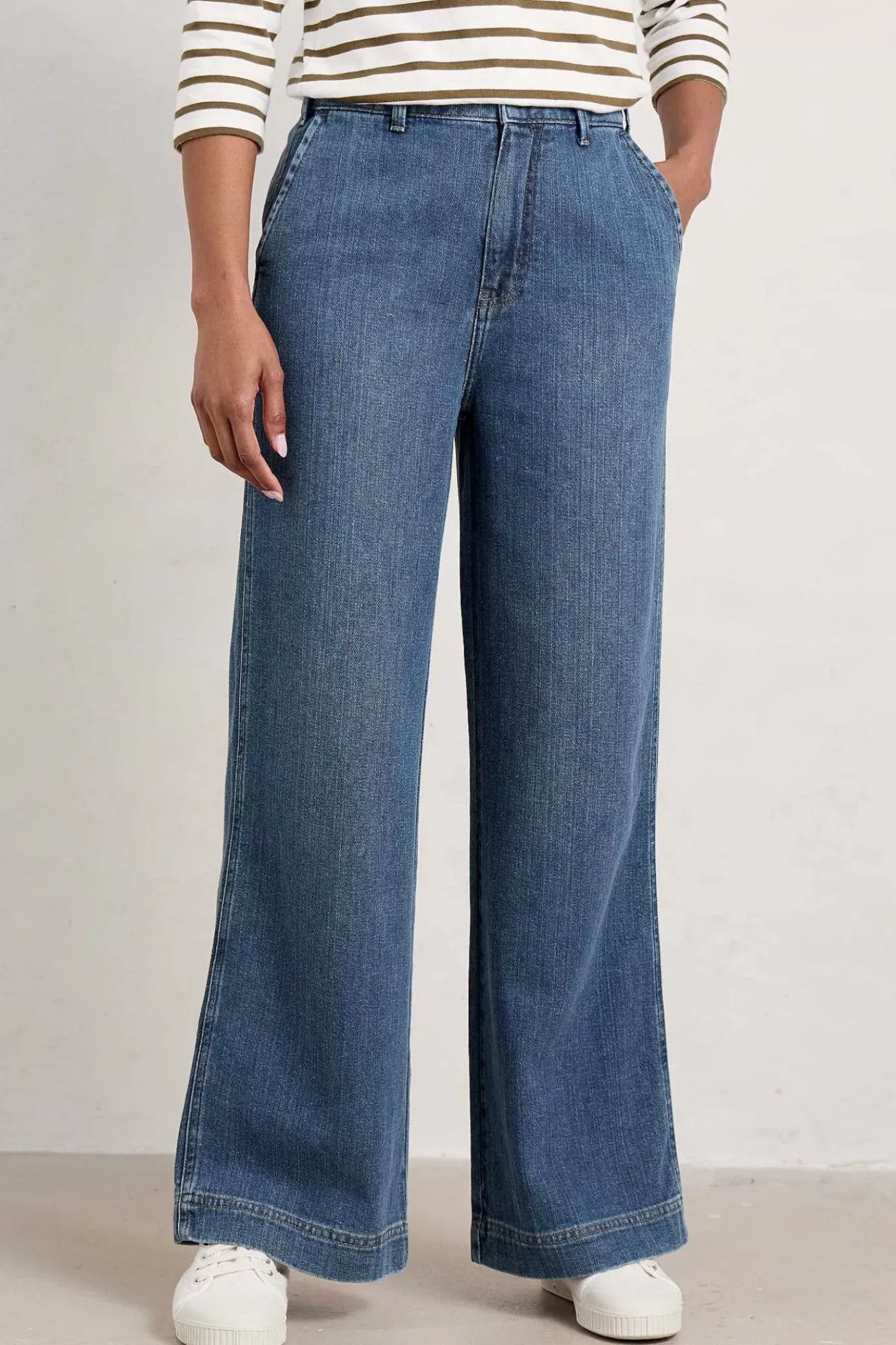 Seasalt Cornwall Blake Wide Leg Jeans<Women Trousers & Shorts
