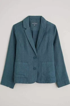 Seasalt Cornwall Blinker Linen Blazer<Women Coats & Jackets