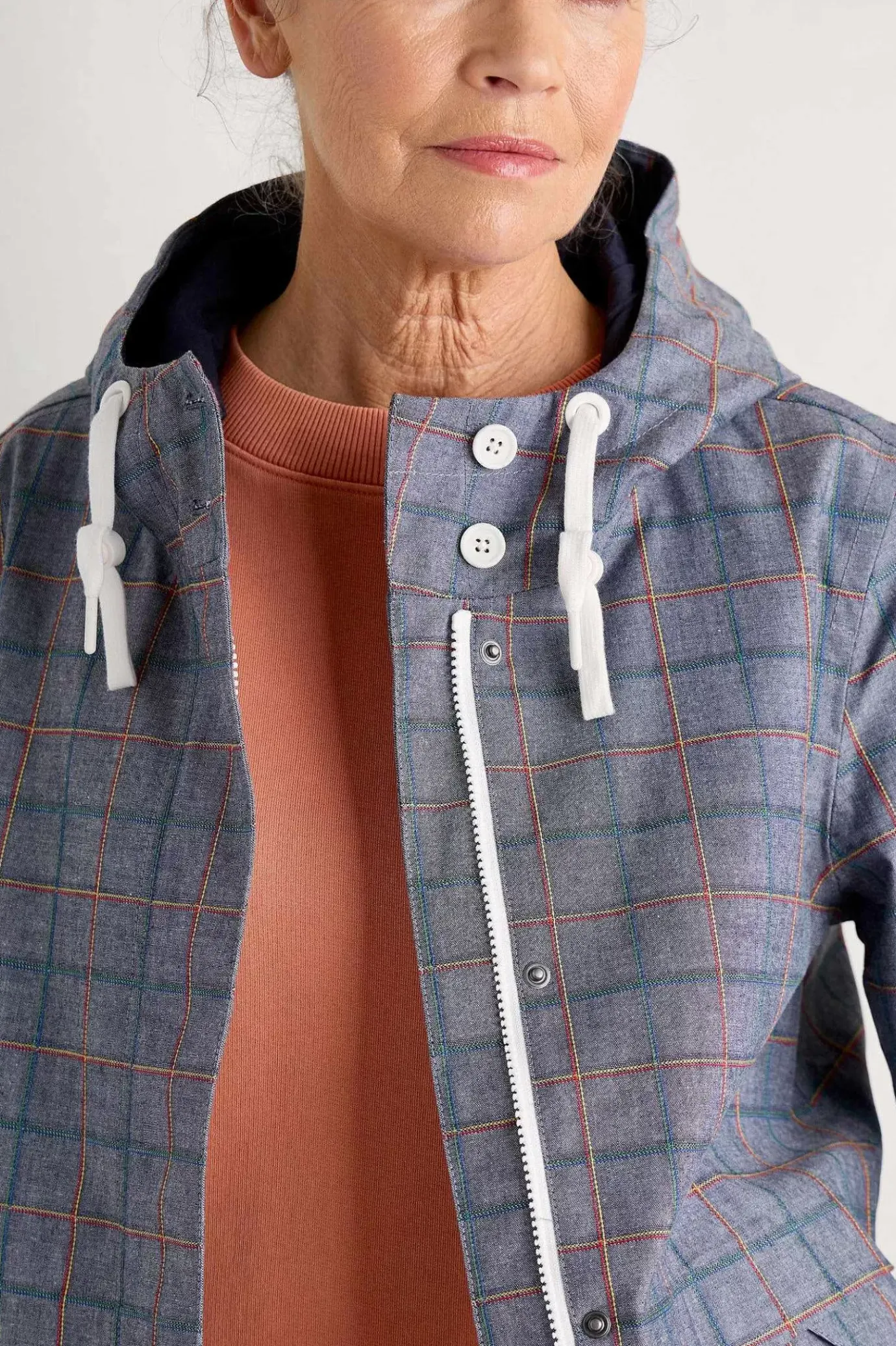 Seasalt Cornwall Blue Depth Waterproof Jacket<Women Coats & Jackets