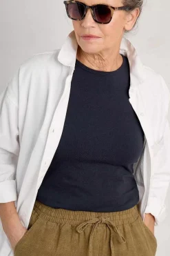 Seasalt Cornwall Bounder Crew Neck T-Shirt (Gots)<Women Tops