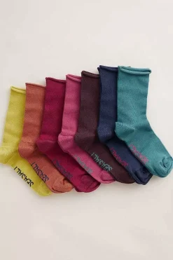 Seasalt Cornwall Box Of 7 Women's Lightweight Sailor Socks<Women Socks & Tights