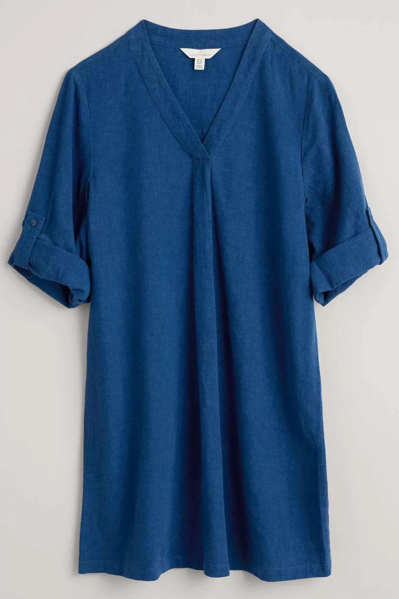 Seasalt Cornwall Brittlestar V-Neck Linen Blend Tunic<Women Tunics