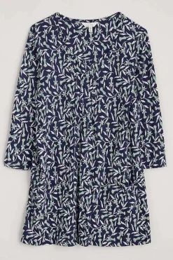 Seasalt Cornwall Busy Lizzy 3/4 Sleeve Slub Jersey Tunic<Women Tunics