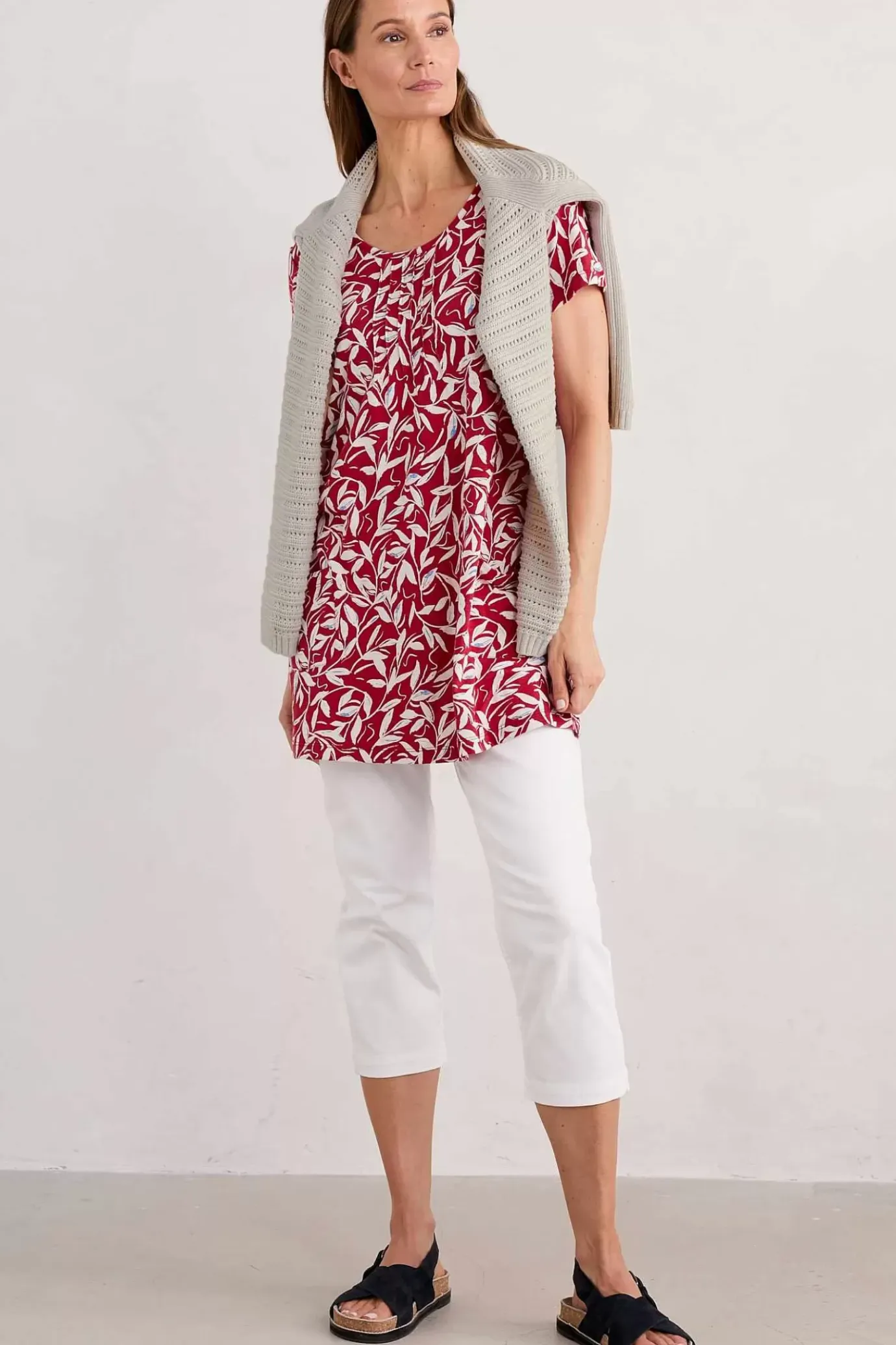 Seasalt Cornwall Busy Lizzy Short Sleeve Tunic<Women Tunics