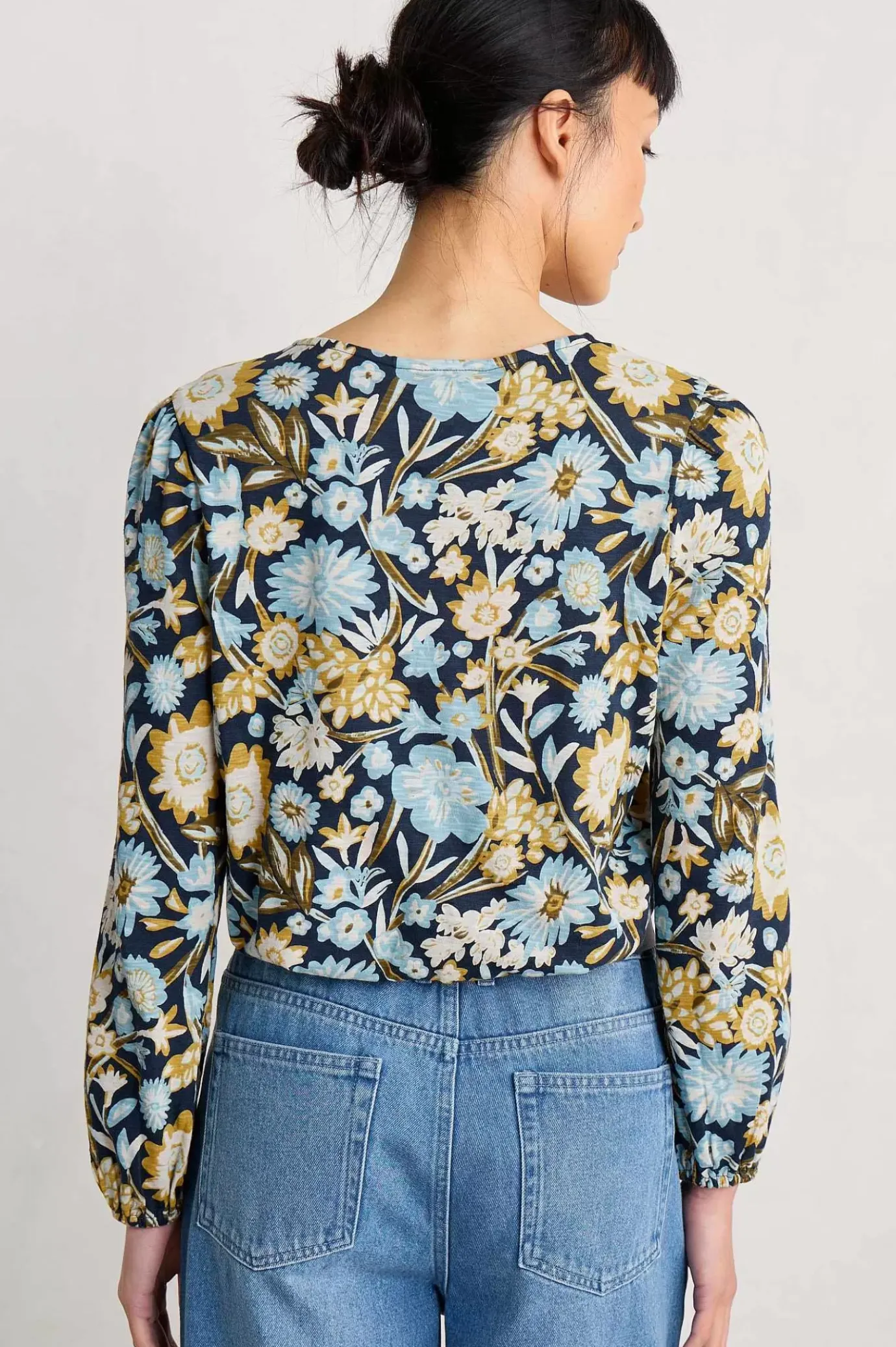 Seasalt Cornwall Butterflies Jersey Top<Women Tops