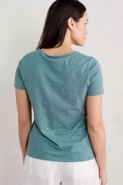 Seasalt Cornwall Camerance Scoop Neck T-Shirt (Gots)<Women Tops