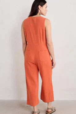 Seasalt Cornwall Carthew V Neck Linen Blend Jumpsuit<Women Trousers & Shorts