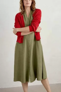 Seasalt Cornwall Carved Wood Midi Dress<Women Dresses