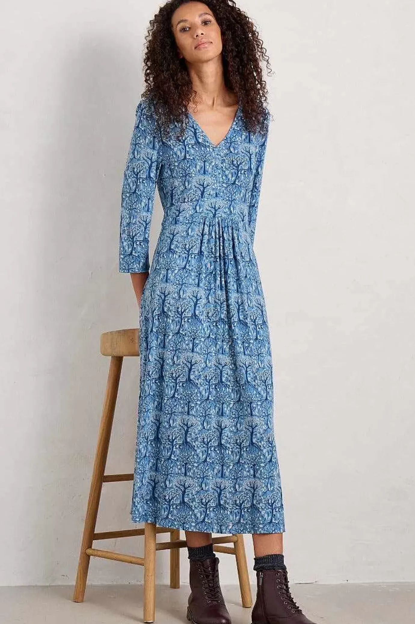 Seasalt Cornwall Carwynnen Three Quarter Sleeve Dress<Women Dresses