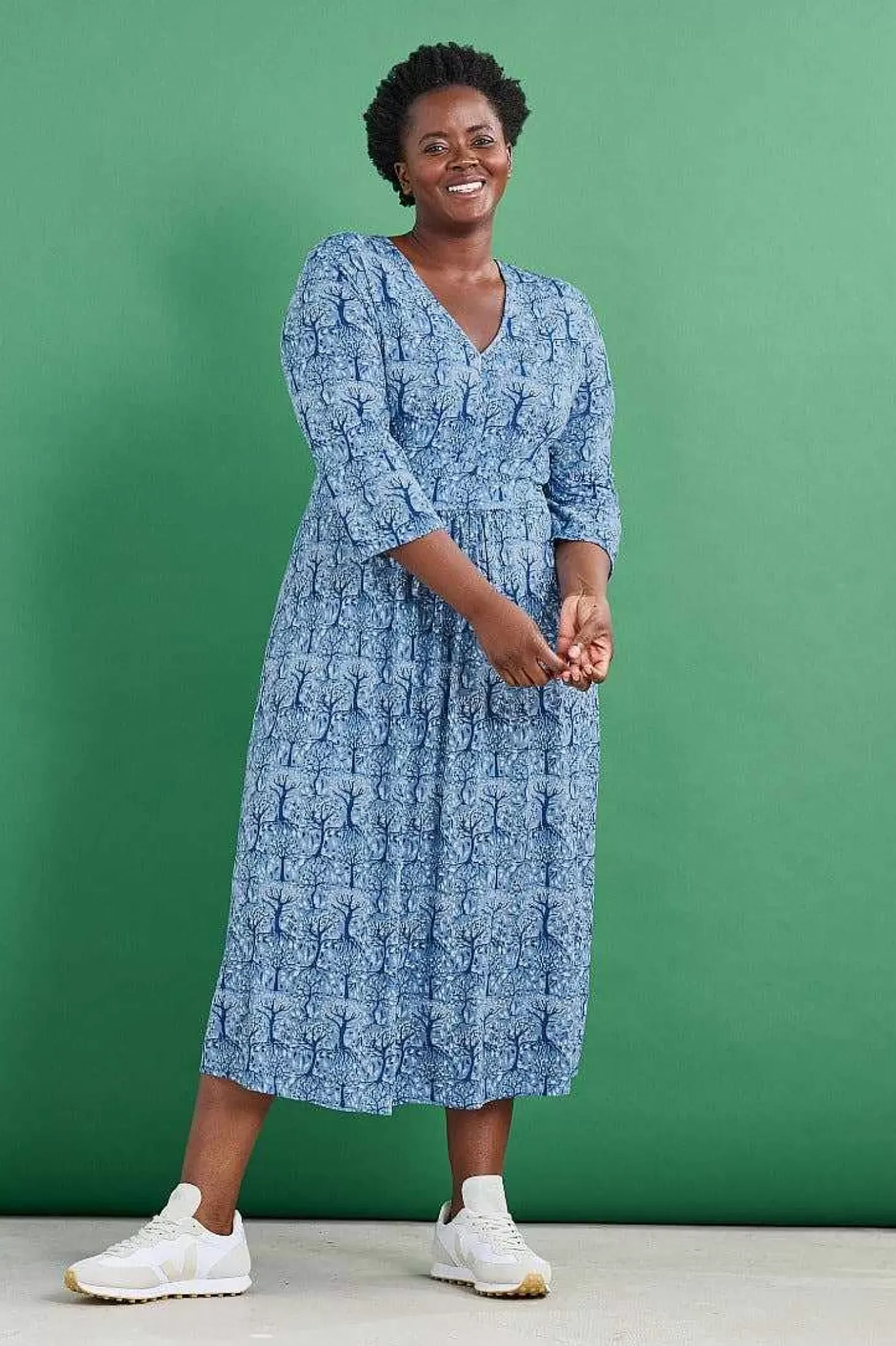 Seasalt Cornwall Carwynnen Three Quarter Sleeve Dress<Women Dresses