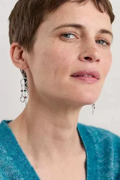 Seasalt Cornwall Chy Silver Tone Charm Earrings<Women Jewellery