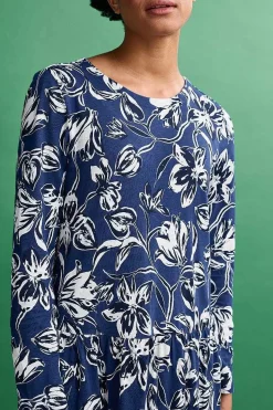 Seasalt Cornwall Cladonia Long Sleeve Jersey Dress<Women Dresses