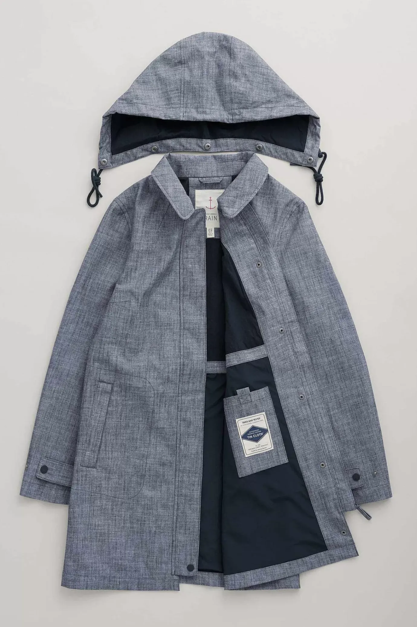 Seasalt Cornwall Cloudburst Waterproof Mac<Women Coats & Jackets