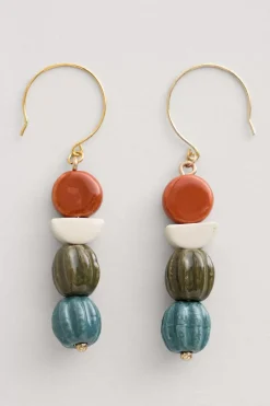 Seasalt Cornwall Conifer Ceramic Drop Earrings<Women Jewellery