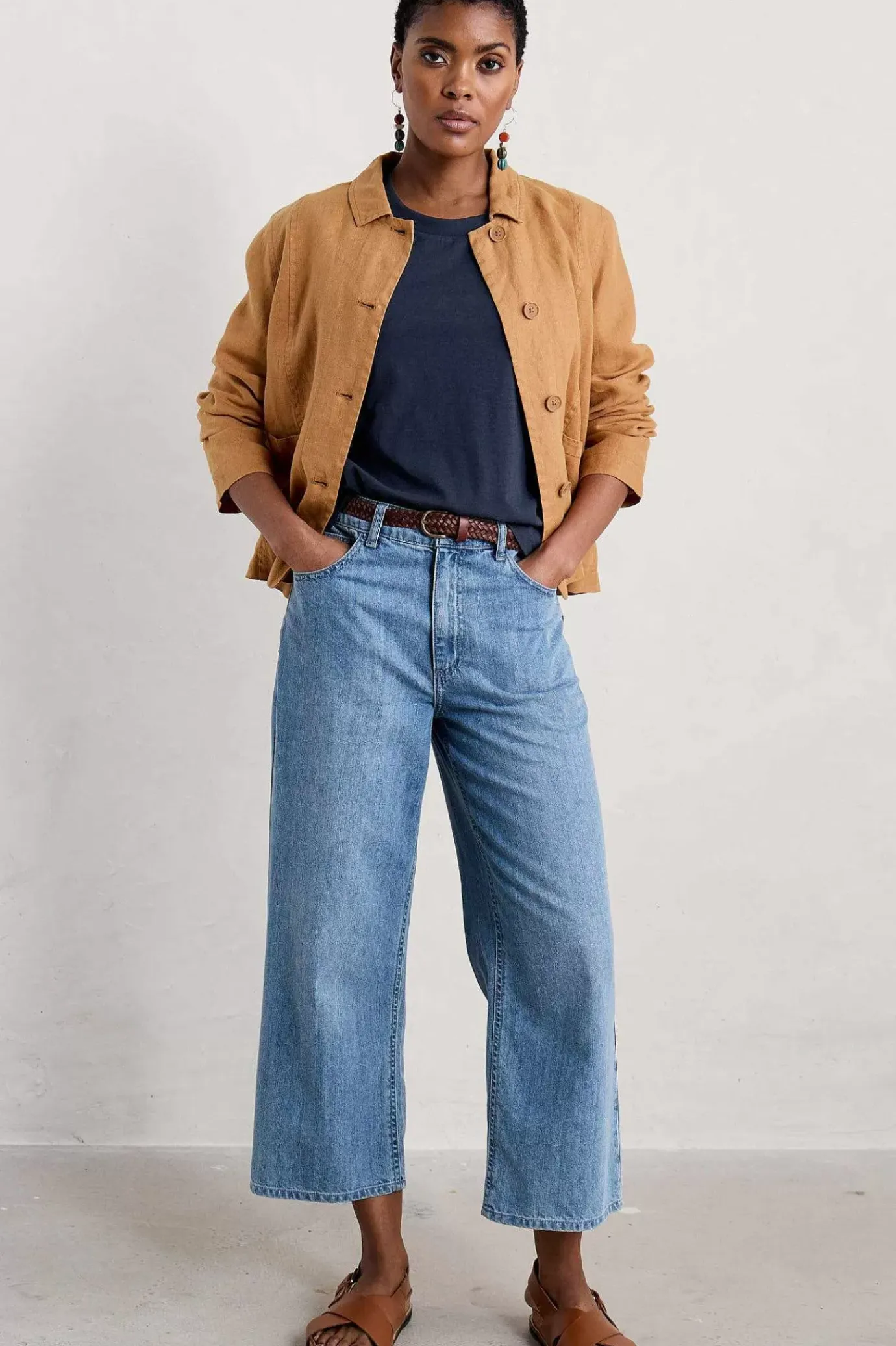 Seasalt Cornwall Copseland Organic Cotton T-Shirt (Gots)<Women Tops