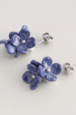 Seasalt Cornwall Corsage Flower Bead Earrings<Women Jewellery