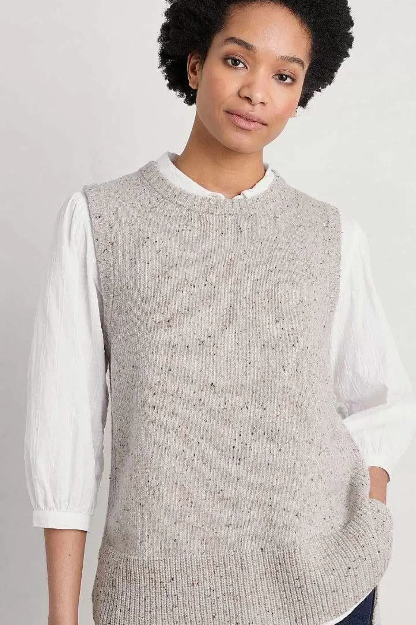 Seasalt Cornwall Coupling Knitted Vest<Women Knitwear
