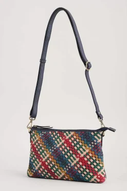 Seasalt Cornwall Crenvor Woven Leather Cross Body Bag<Women Bags