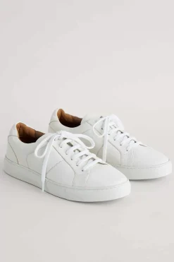 Seasalt Cornwall Davidstow Leather Trainers<Women Shoes