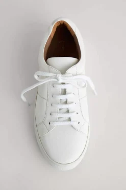 Seasalt Cornwall Davidstow Leather Trainers<Women Shoes