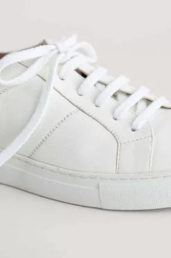 Seasalt Cornwall Davidstow Leather Trainers<Women Shoes