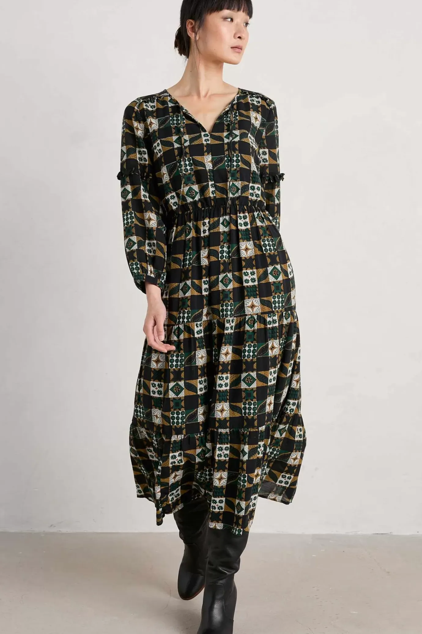 Seasalt Cornwall Dearling Tiered Dress<Women Dresses