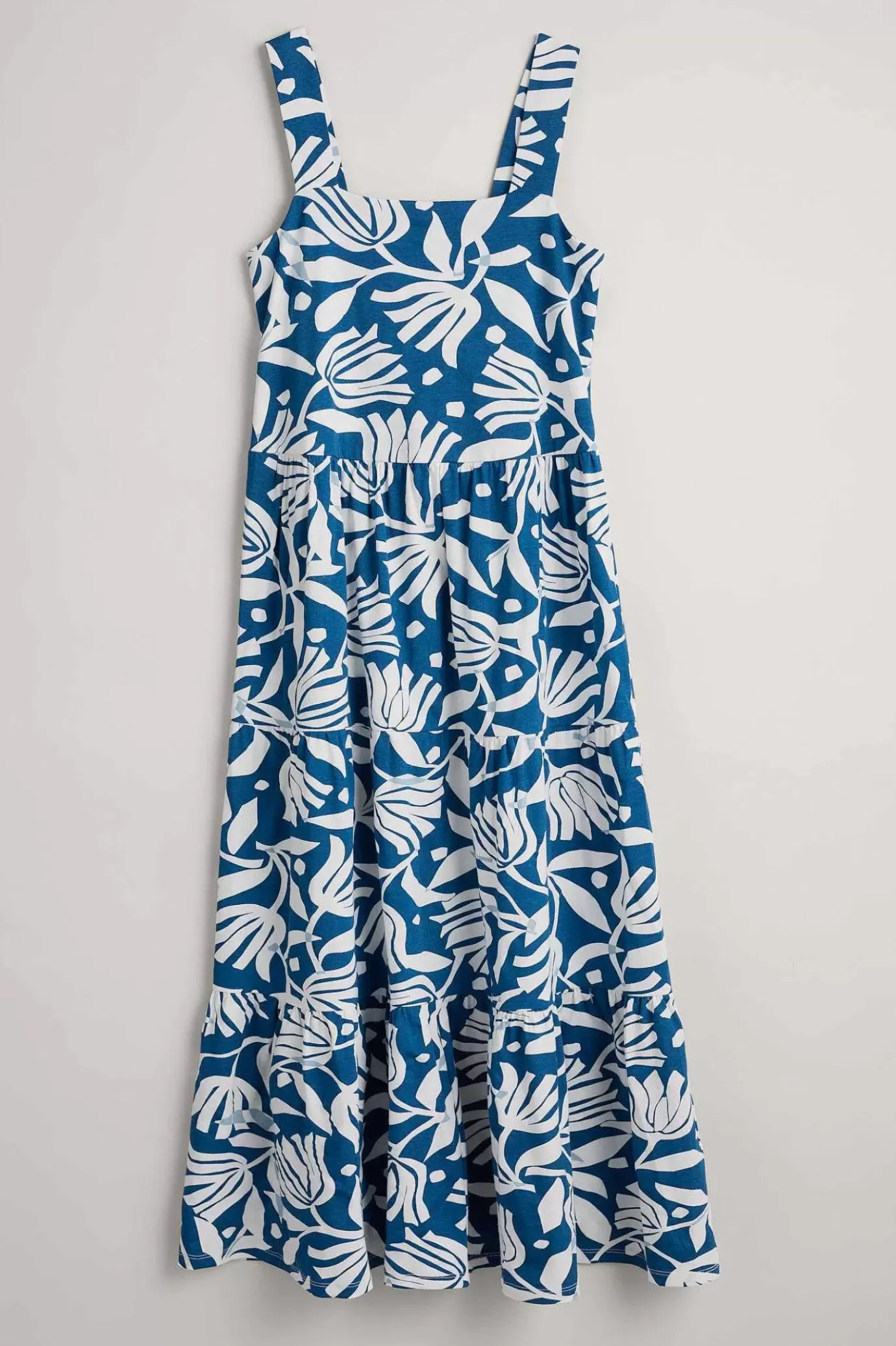 Seasalt Cornwall Deep Water Tiered Dress<Women Dresses