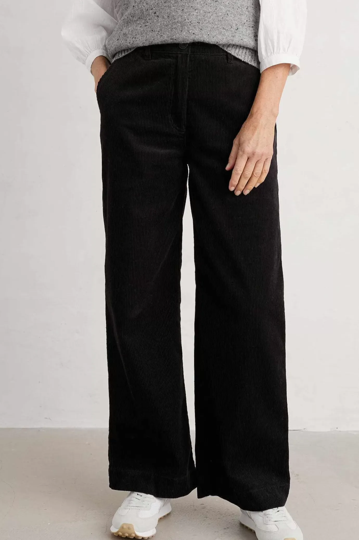 Seasalt Cornwall Dillwyn Wide Leg Cord Trouser<Women Trousers & Shorts