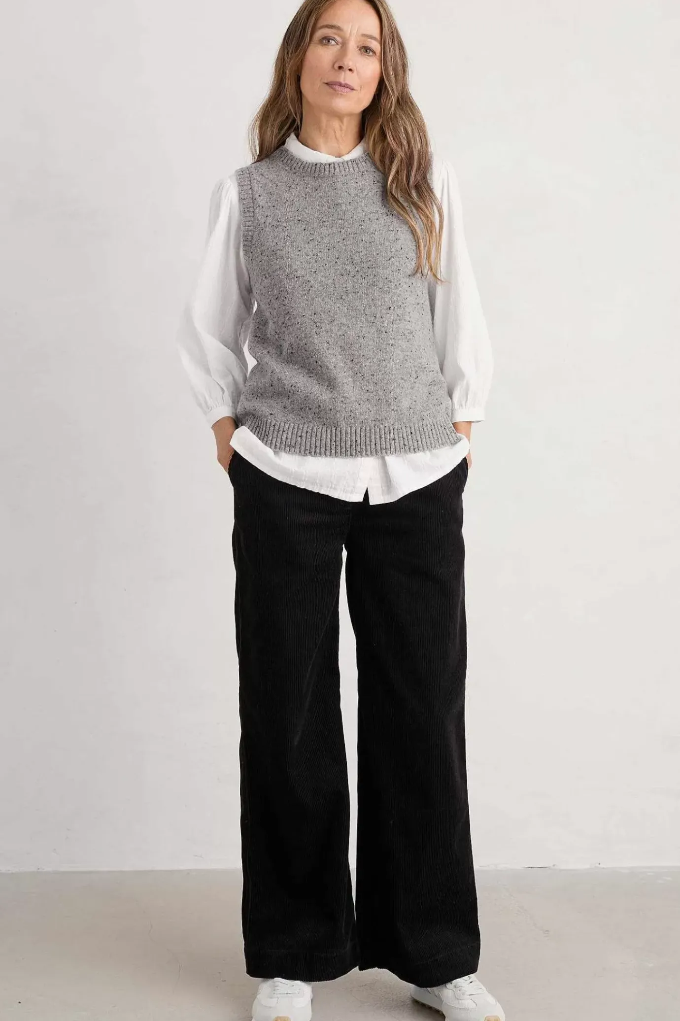 Seasalt Cornwall Dillwyn Wide Leg Cord Trouser<Women Trousers & Shorts