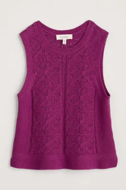 Seasalt Cornwall Doe Path Knitted Vest<Women Knitwear
