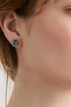 Seasalt Cornwall Dot Moth Stud Earrings<Women Jewellery