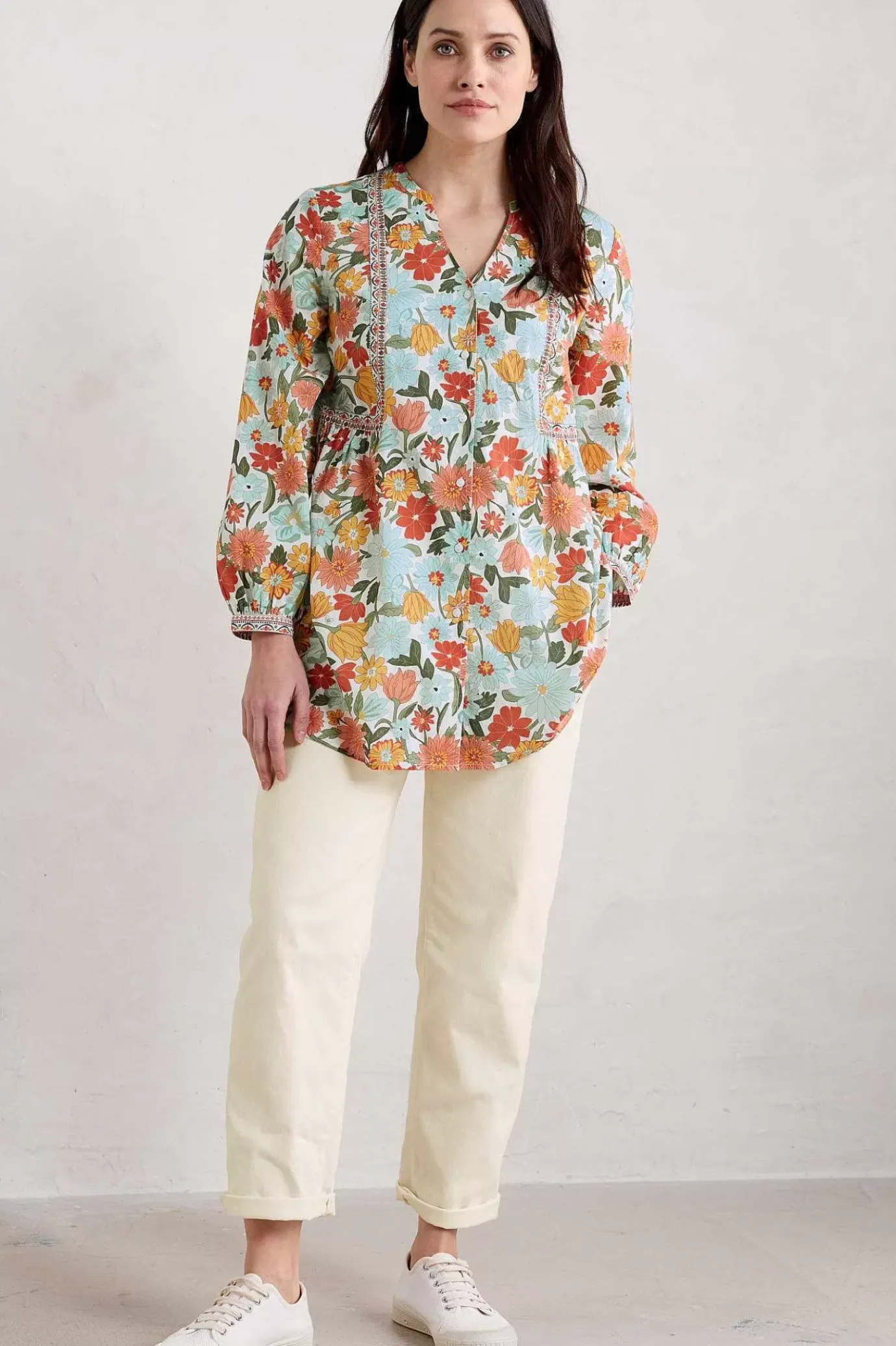 Seasalt Cornwall Dragonfly V-Neck Tunic (Gots)<Women Tunics