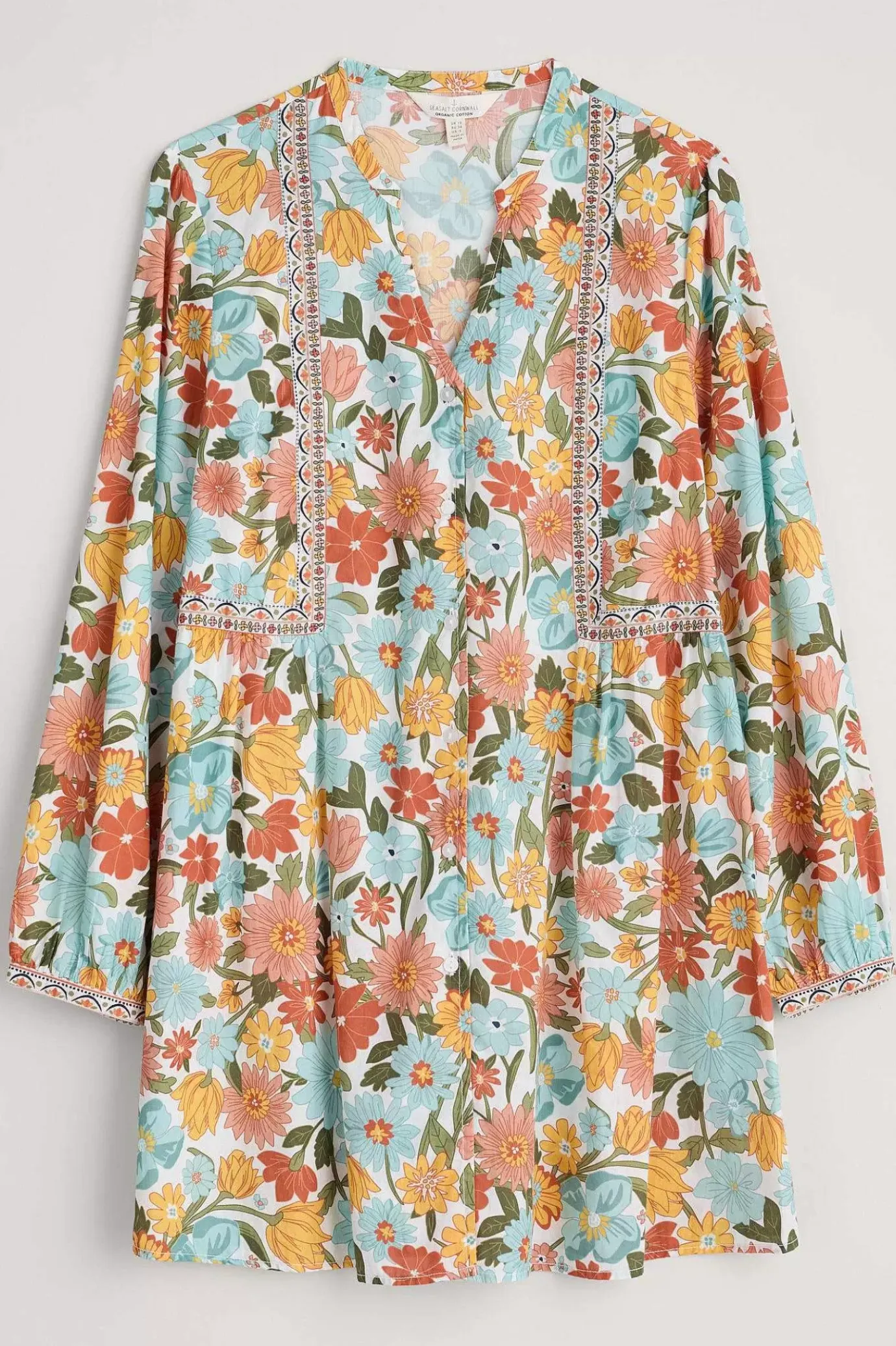 Seasalt Cornwall Dragonfly V-Neck Tunic (Gots)<Women Tunics