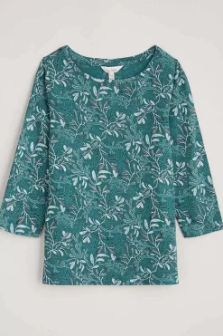 Seasalt Cornwall Easel 3/4 Sleeve Top<Women Tops