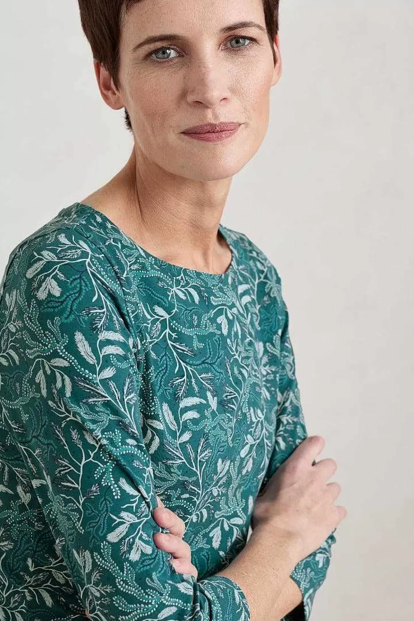 Seasalt Cornwall Easel 3/4 Sleeve Top<Women Tops