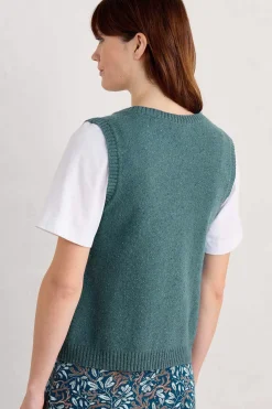 Seasalt Cornwall East View Knitted Vest<Women Knitwear