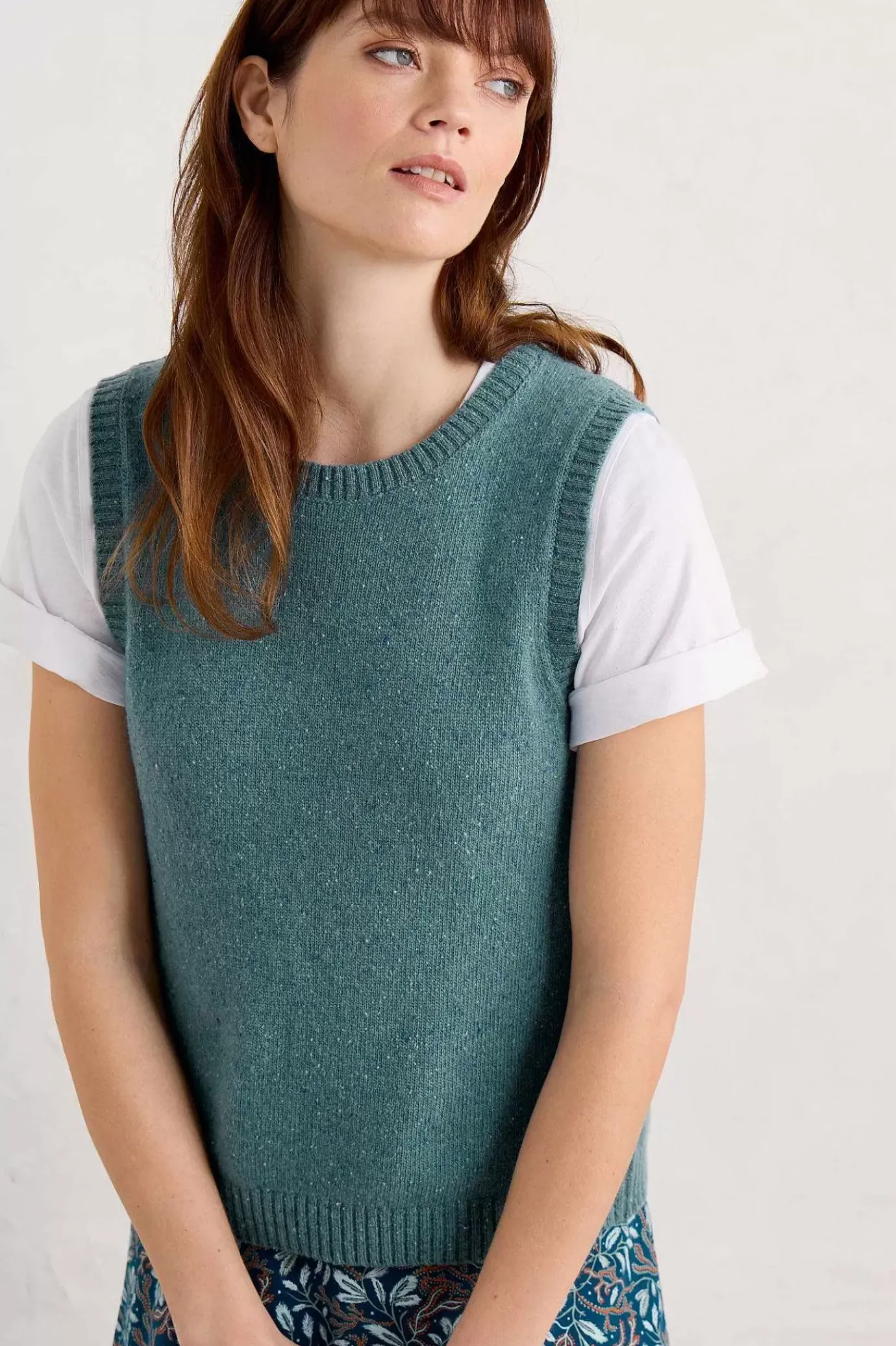 Seasalt Cornwall East View Knitted Vest<Women Knitwear