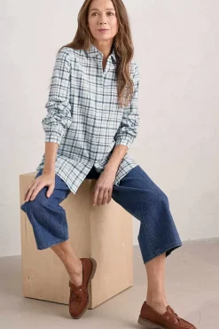 Seasalt Cornwall Ebb Tide Check Shirt<Women Tops