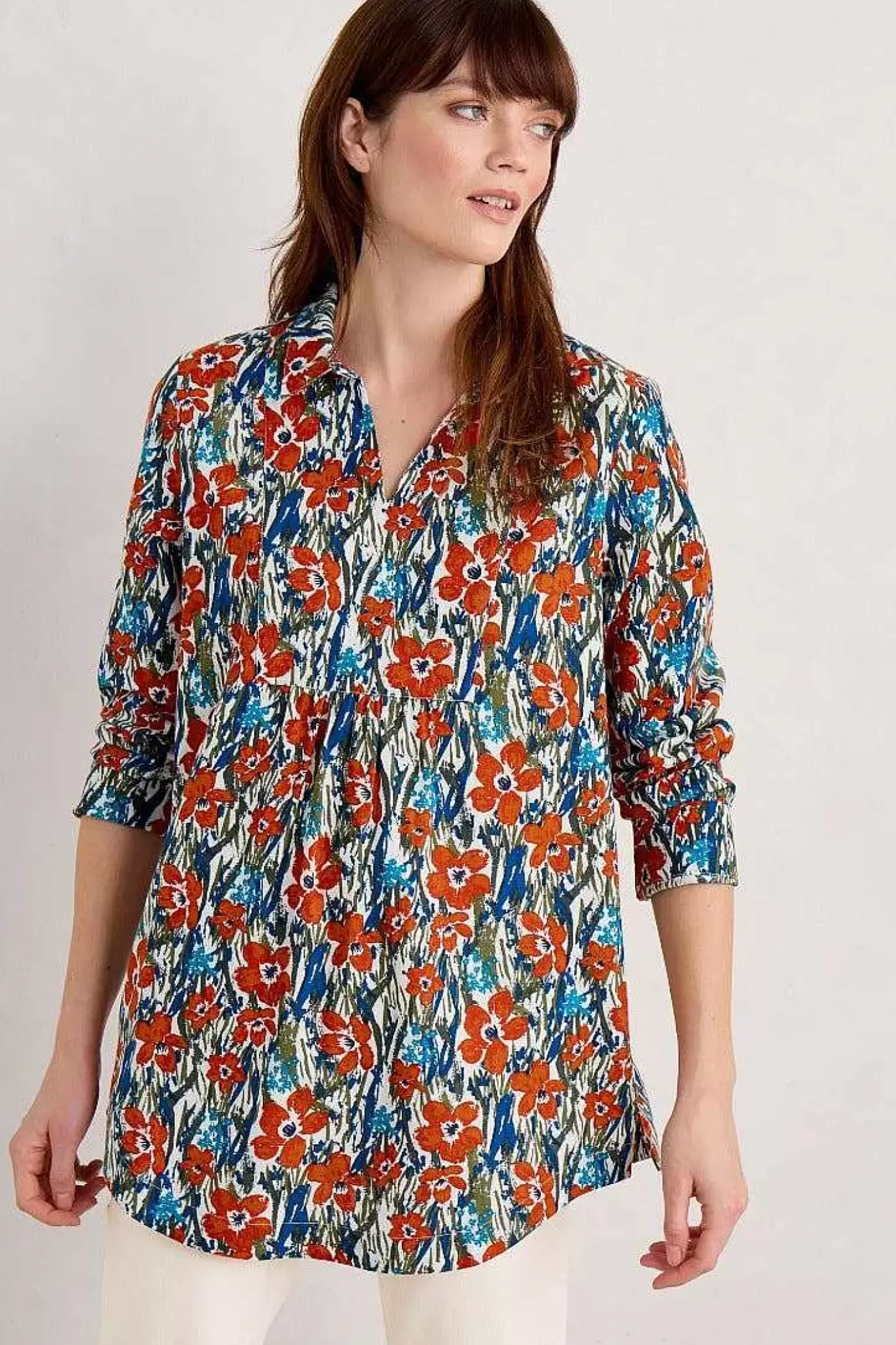Seasalt Cornwall Fal Water Printed Tunic<Women Tunics